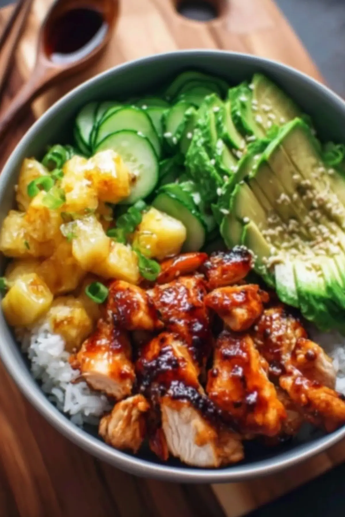 Honig-Hähnchen-Bowls
