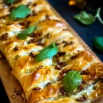 pesto strudel blätterteig