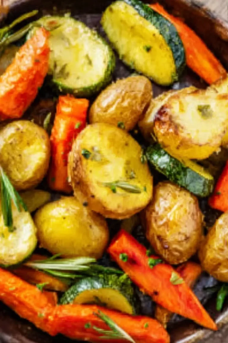 Ofengemüse mit Kartoffeln vom Blech