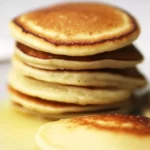 Vegane Pfannkuchen mit Apfelmus