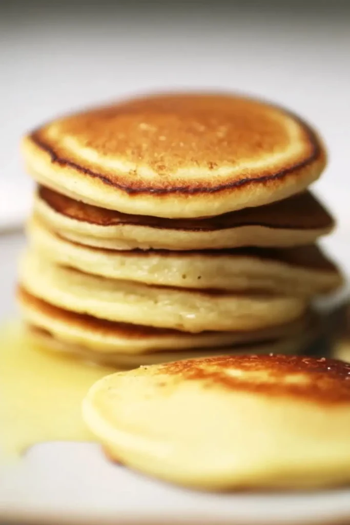Vegane Pfannkuchen mit Apfelmus