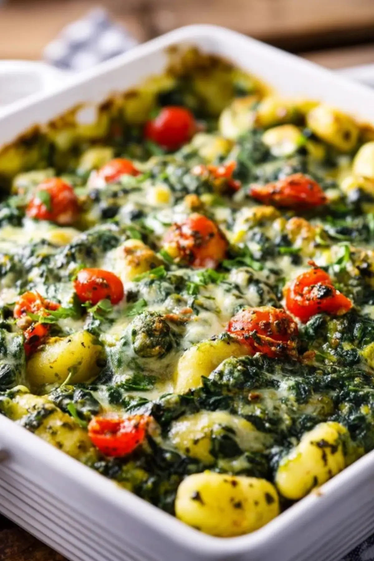 Gnocchi-Rahmspinat-Auflauf