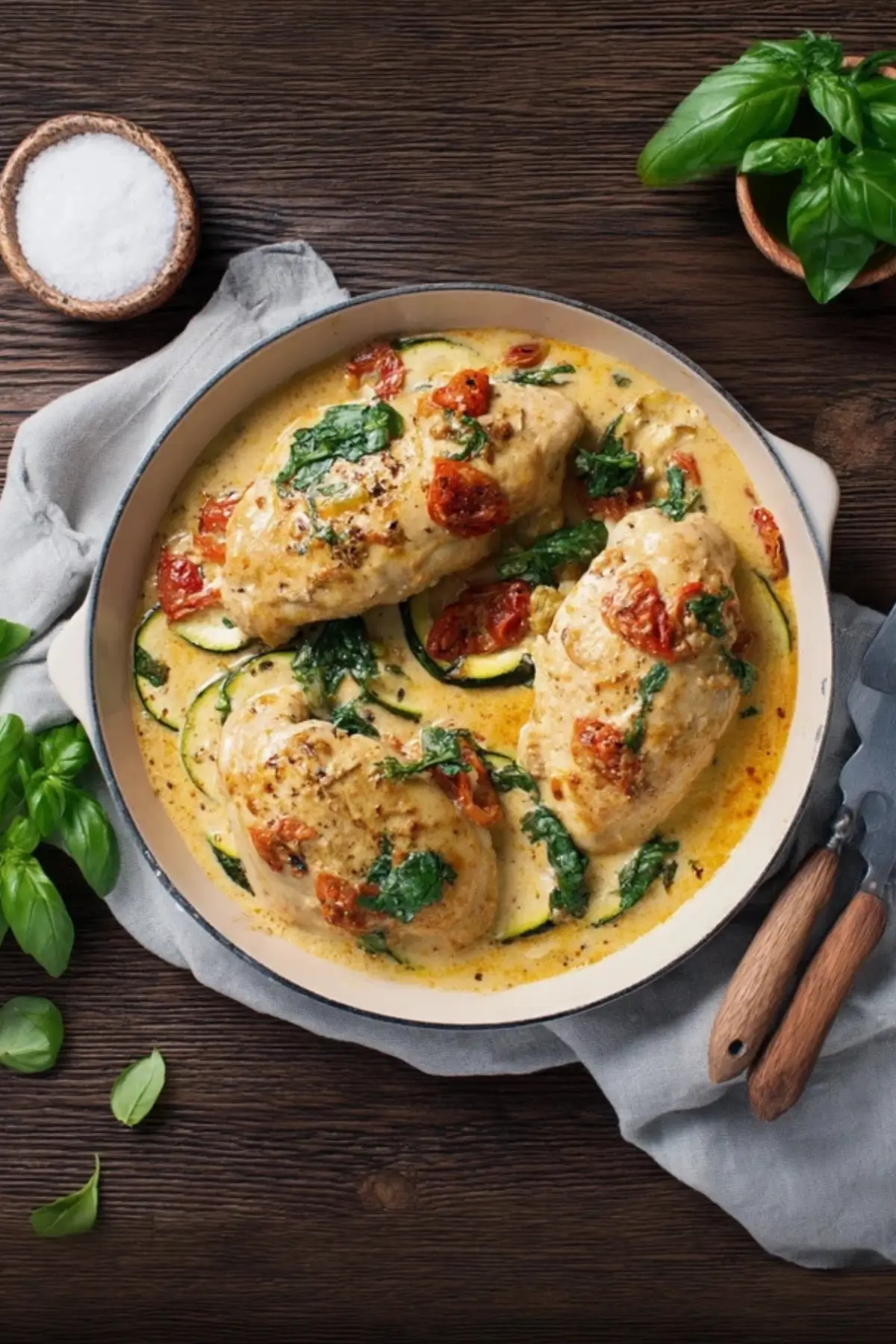 parmesan hähnchen mit frischkäse