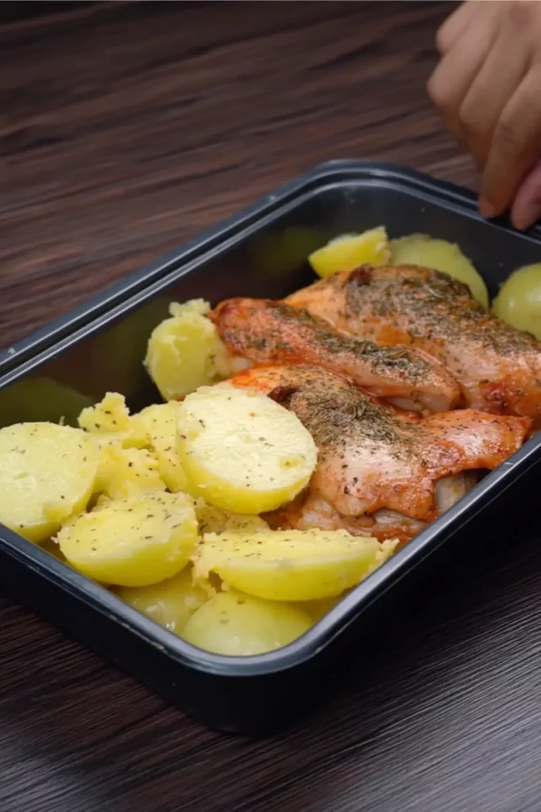 Hähnchen mit Kartoffeln