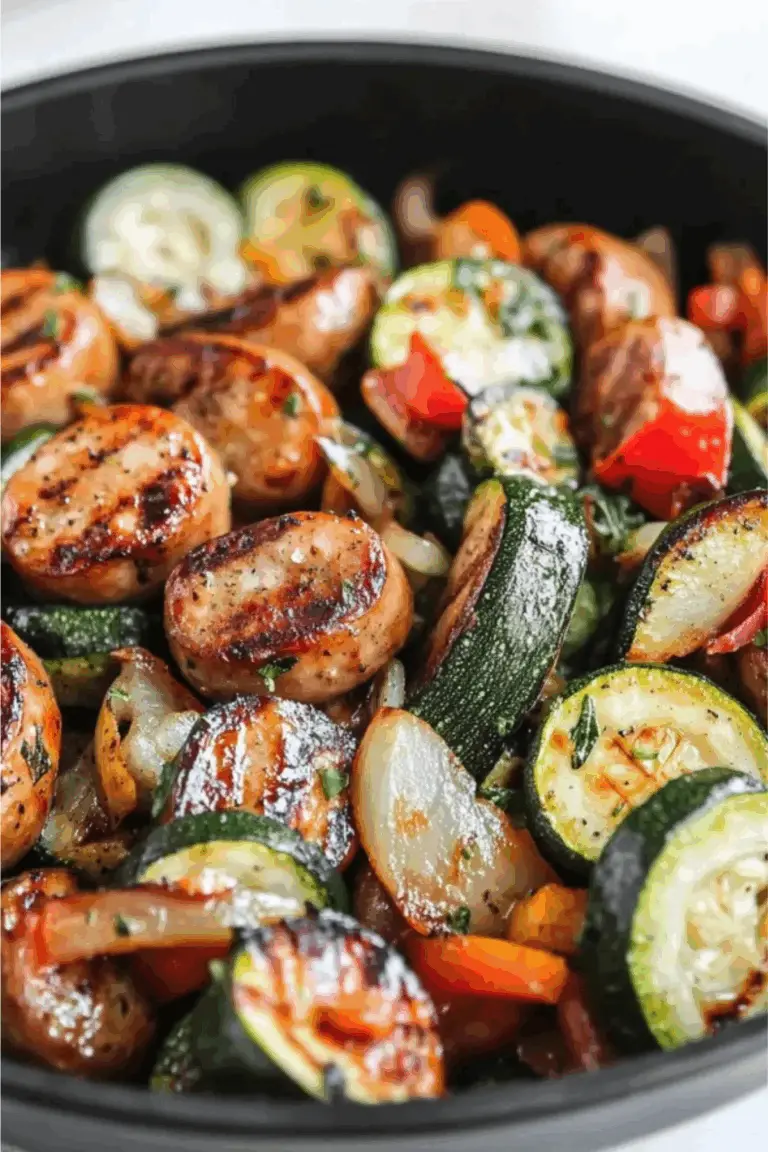 bratwurst zucchini pfanne