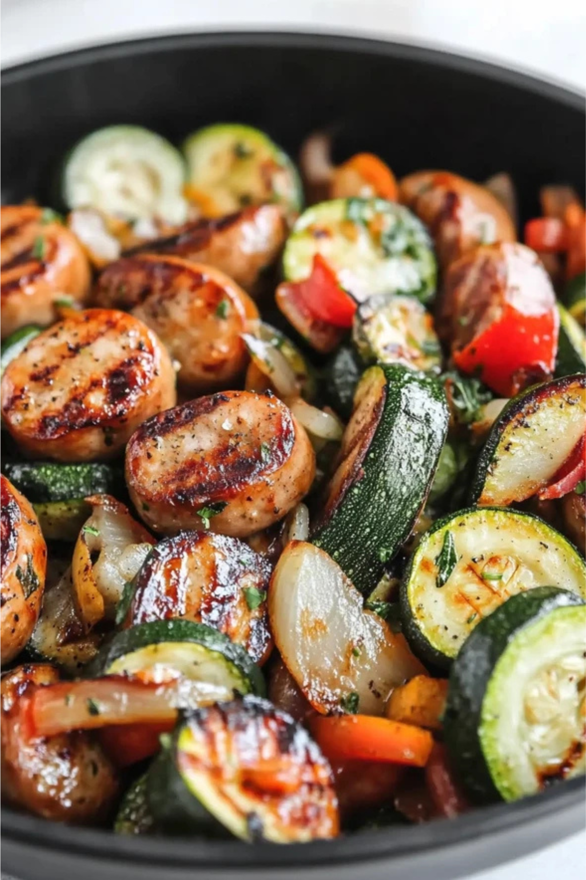 Bratwurst-Zucchini-Pfanne
