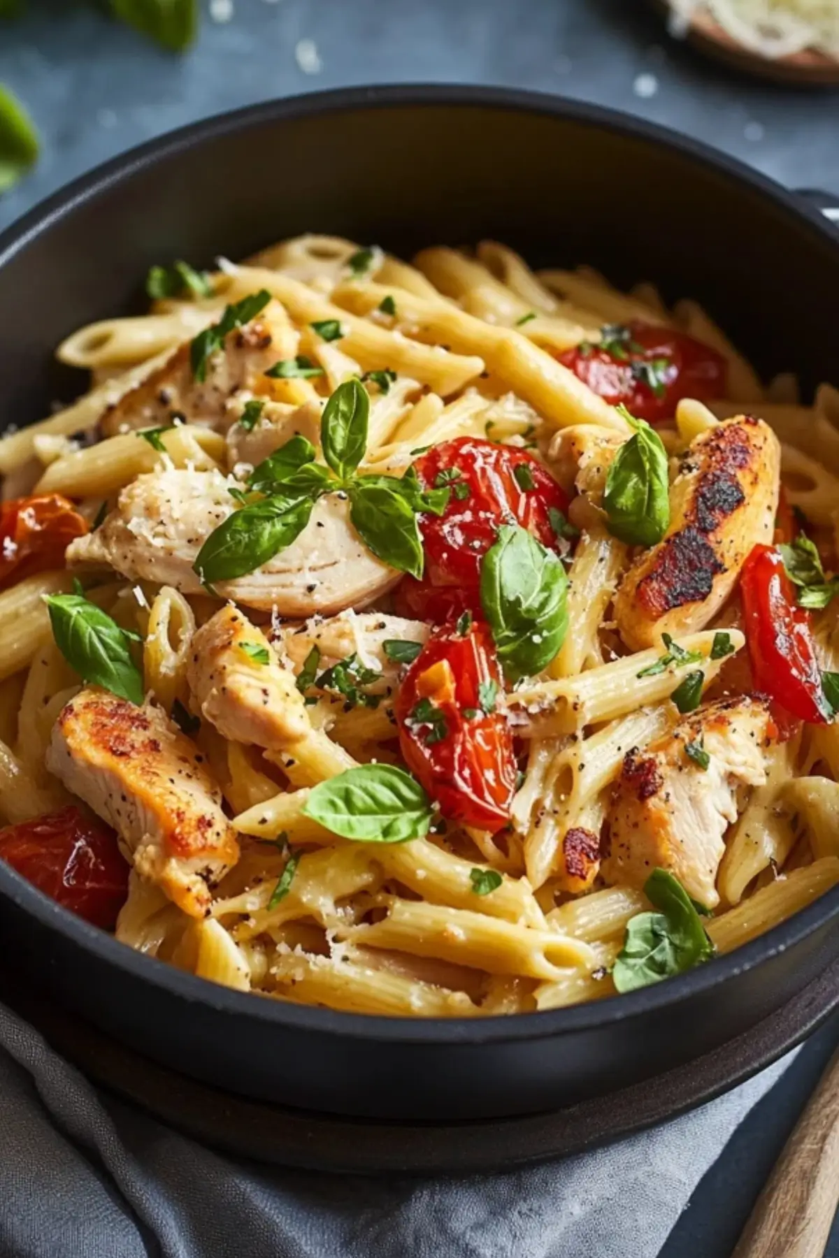 one pot pasta mit hähnchen