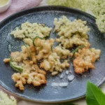 Gebackene Holunderblüten