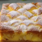 Apfelkuchen mit Vanillepudding Rezept