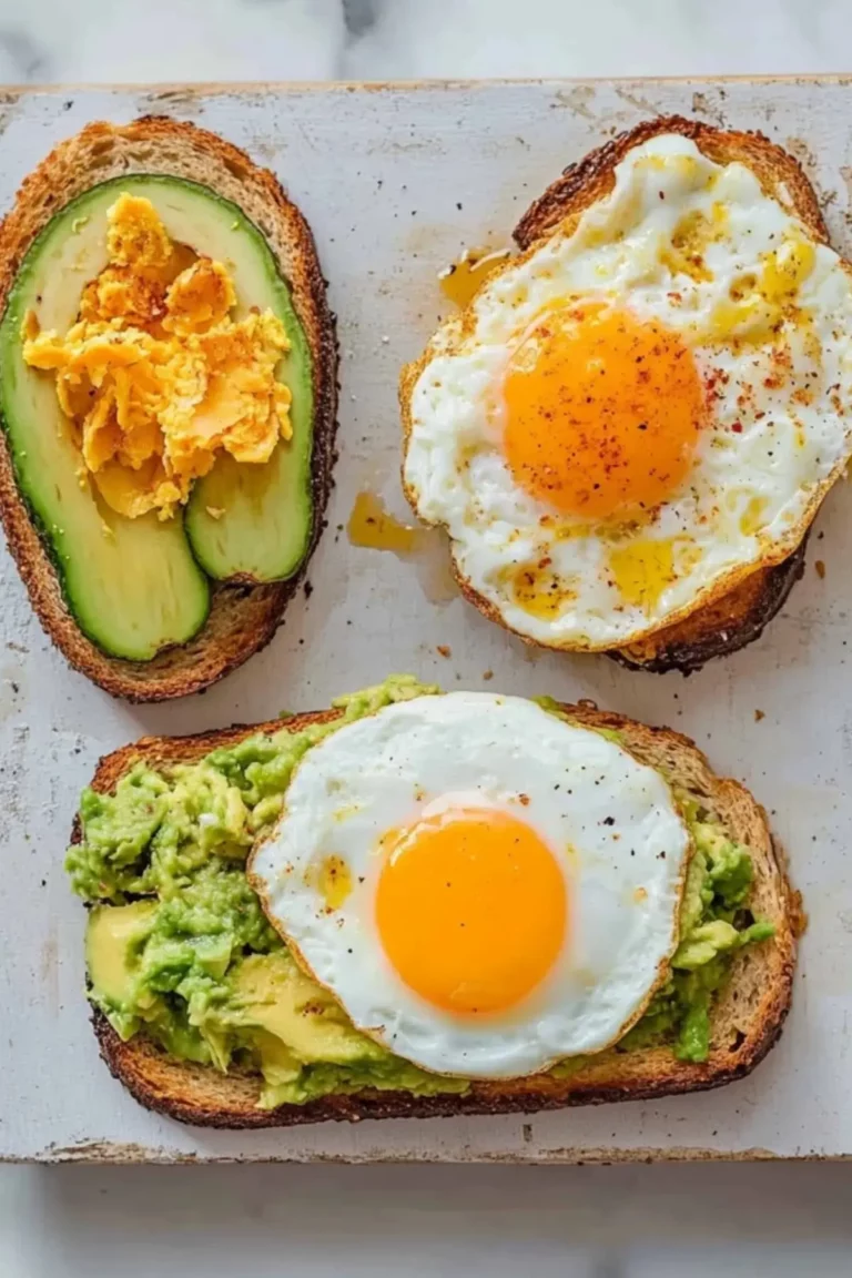 avocado toast mit ei