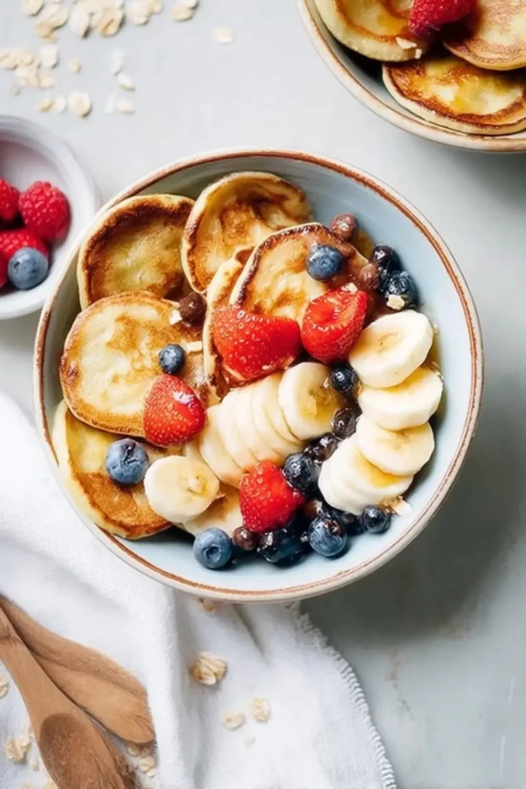 bananen pfannkuchen müsli