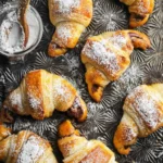 3-Ingredient Mini Nutella Croissants