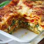 spinatlasagne mit feta