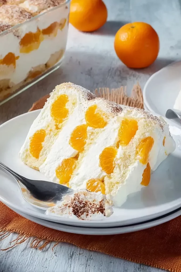 quark tiramisu mit mandarinen