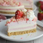 erdbeer crunch käsekuchen