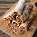 French Toast Rolls mit Nutella und Zimt