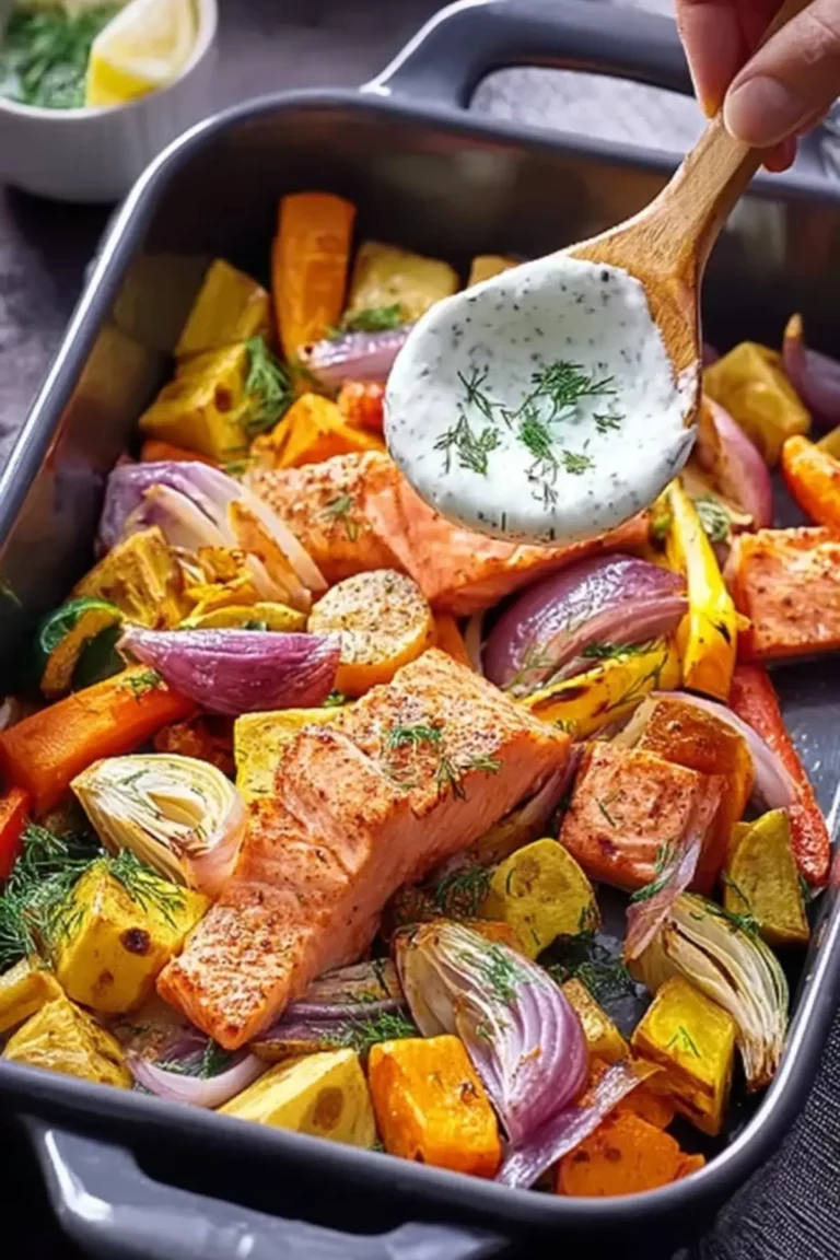 ofengemüse mit lachs