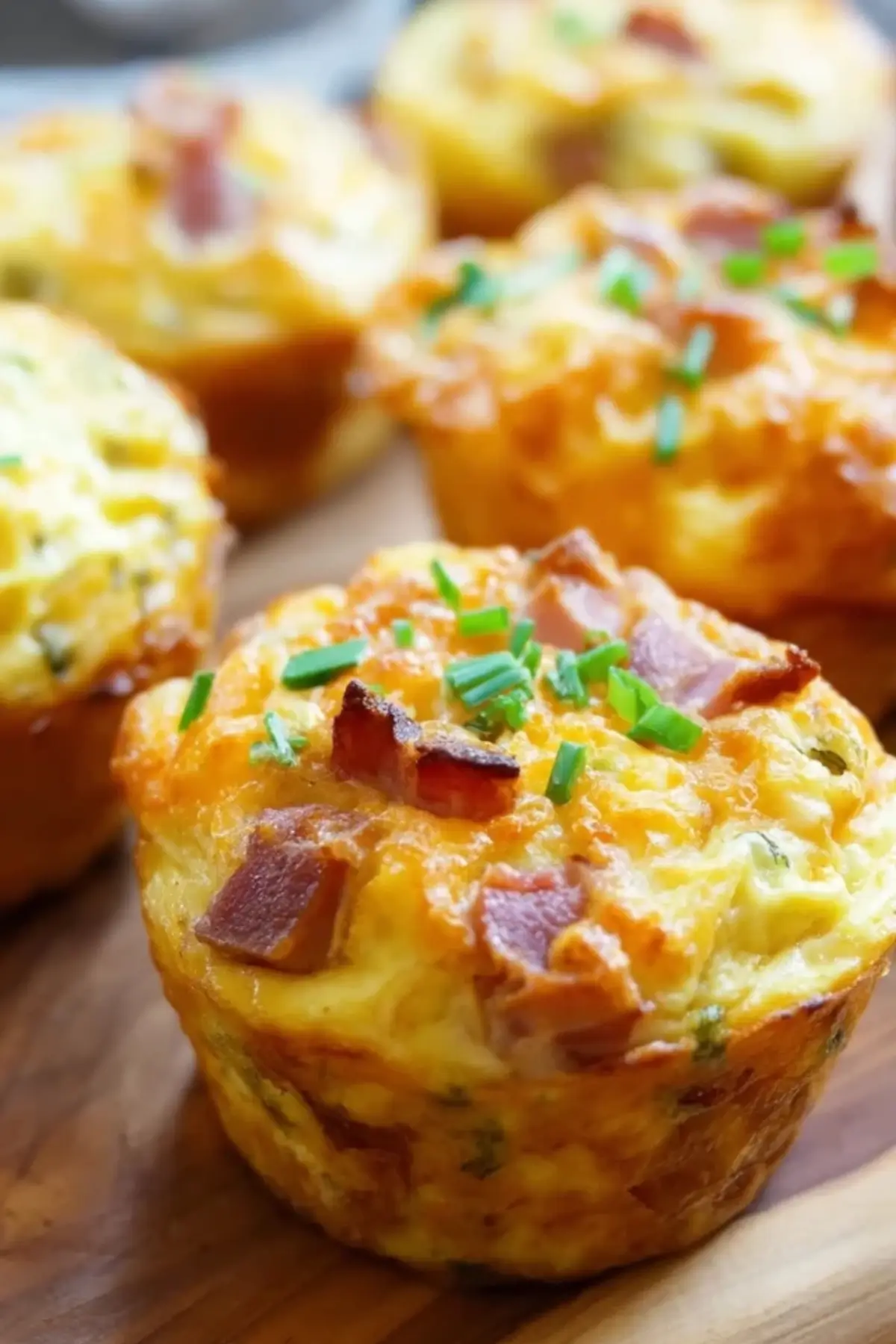 Rührei-Muffins mit Schinken