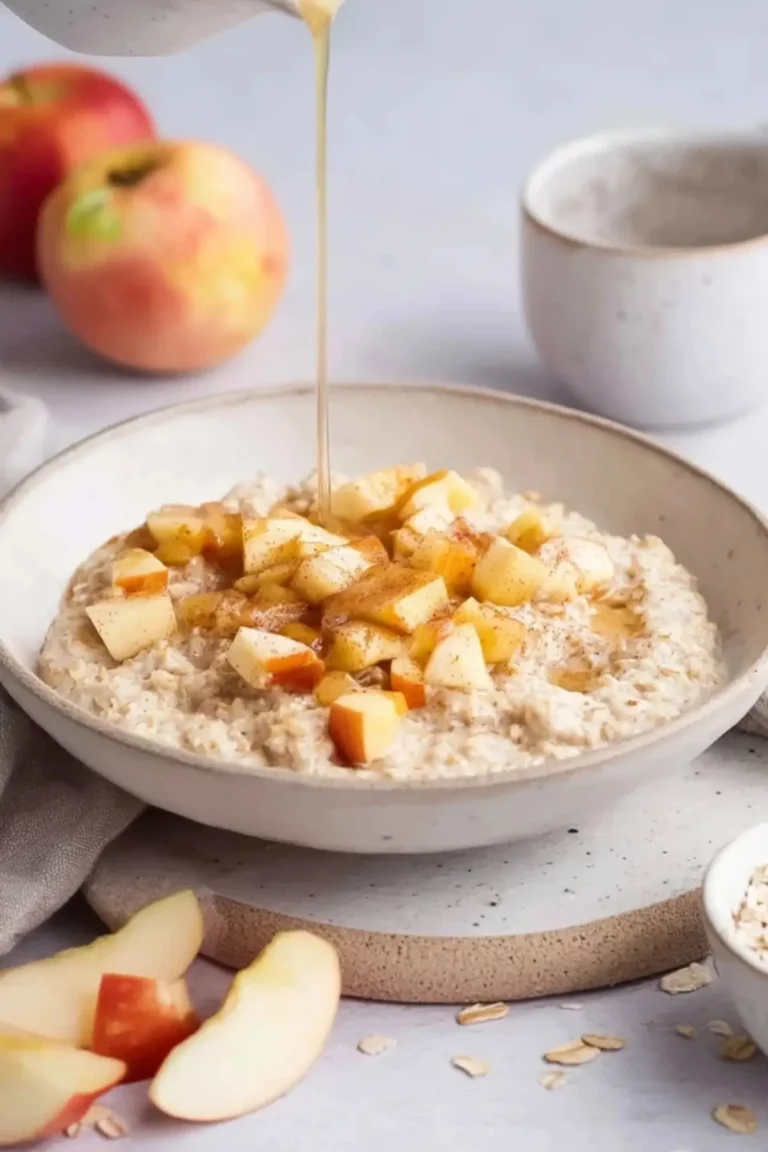 Apfel-Zimt-Porridge