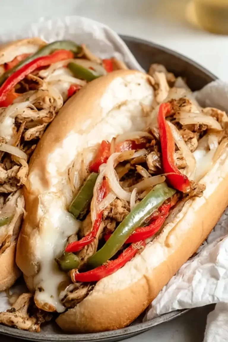 Hähnchen Cheesesteaks