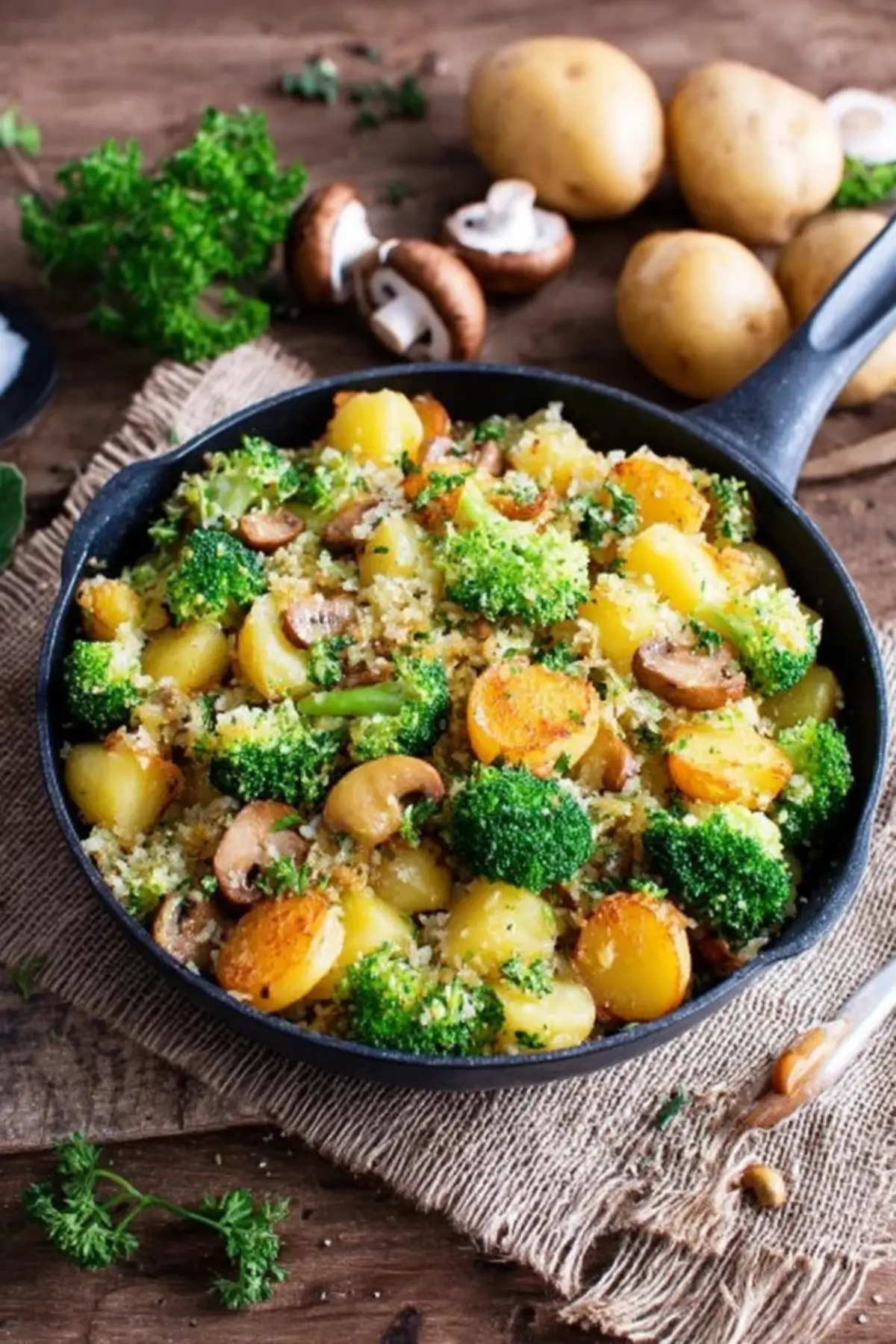 kartoffel brokkoli pfanne