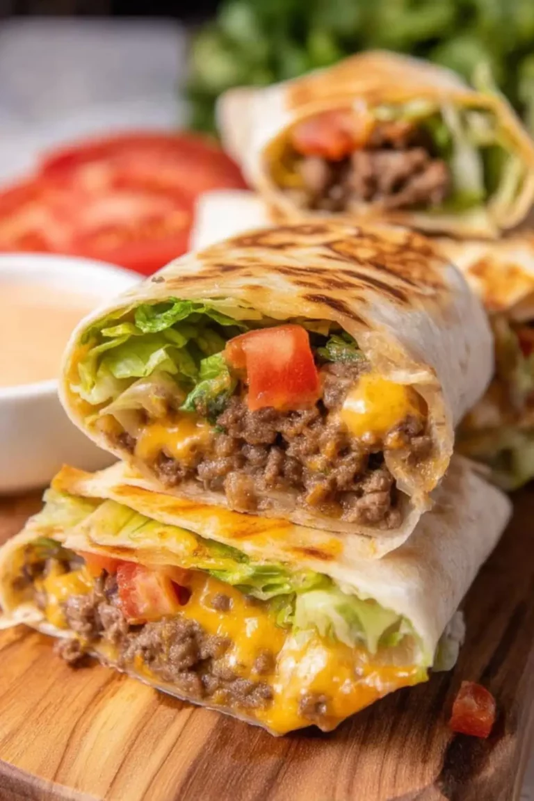 Cheeseburger Wraps