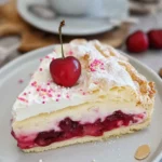 Kirsch-Joghurt-Käsekuchen mit Streuseln