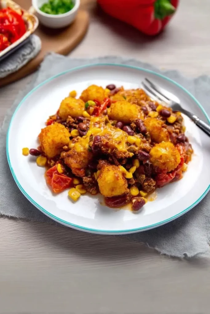 tex mex krokettenauflauf