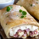 handbrot mit schinken und käse