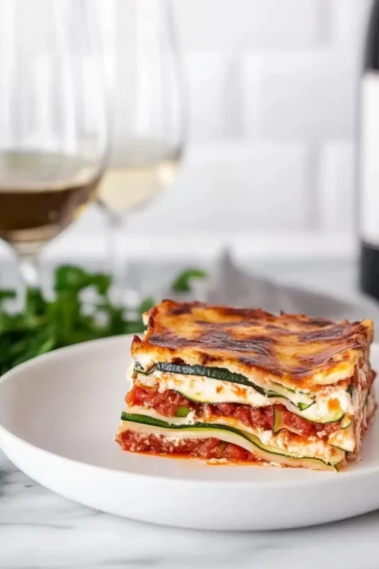 keto lasagne mit zucchini