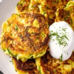 zucchini puffer rezept