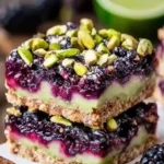 brombeer pistazien riegel