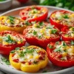 Gefüllte Paprikaringe Rezept