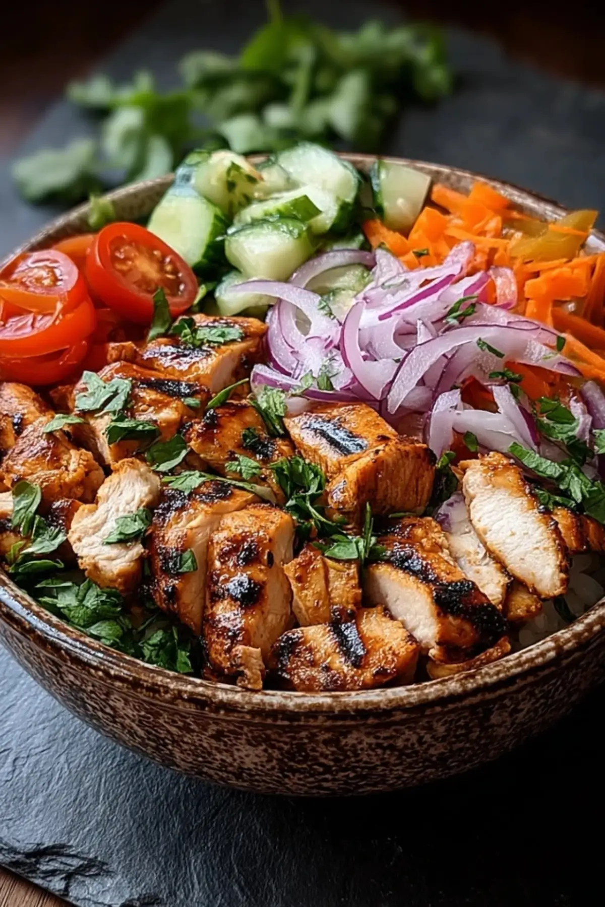 döner bowl mit hähnchen