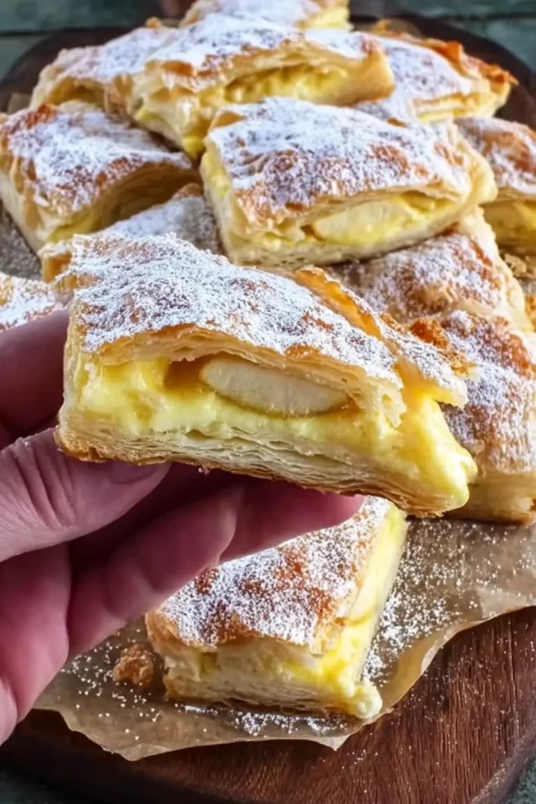 apfel pudding blätterteigkuchen