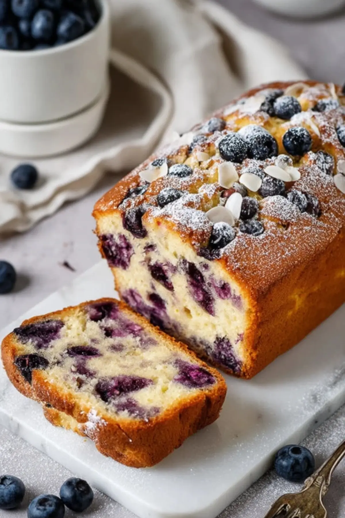 Heidelbeerkuchen Mit Joghurt Und Ol