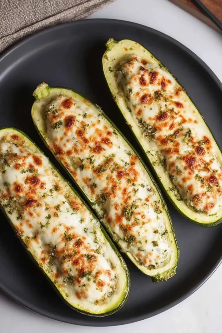 gefüllte zucchini boote