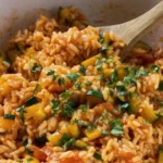 zucchini tomaten reis