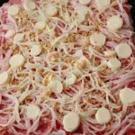 Spaghettieis-Blechkuchen