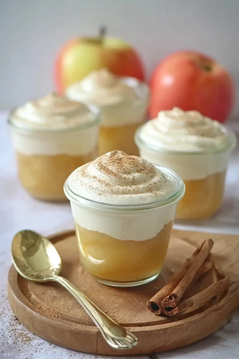 zimtcreme mit apfelmus