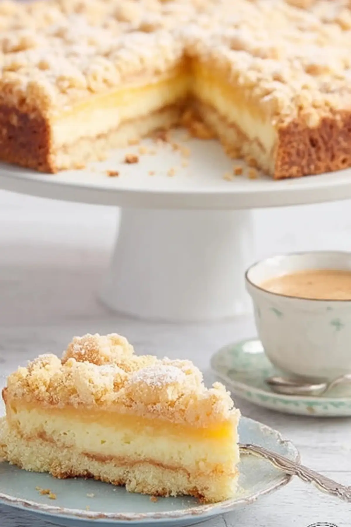 Himmlischer Streuselkuchen mit Pudding
