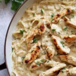 hähnchen knoblauch parmesan pasta