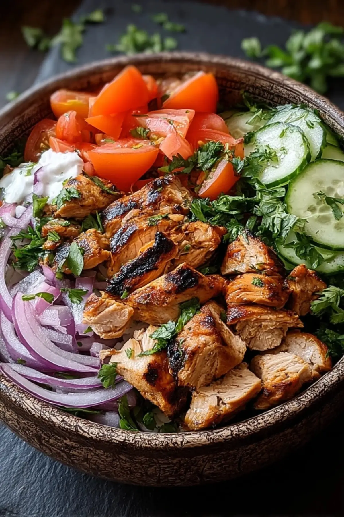 Döner Bowl mit Hähnchen - Muma’s Kitchen