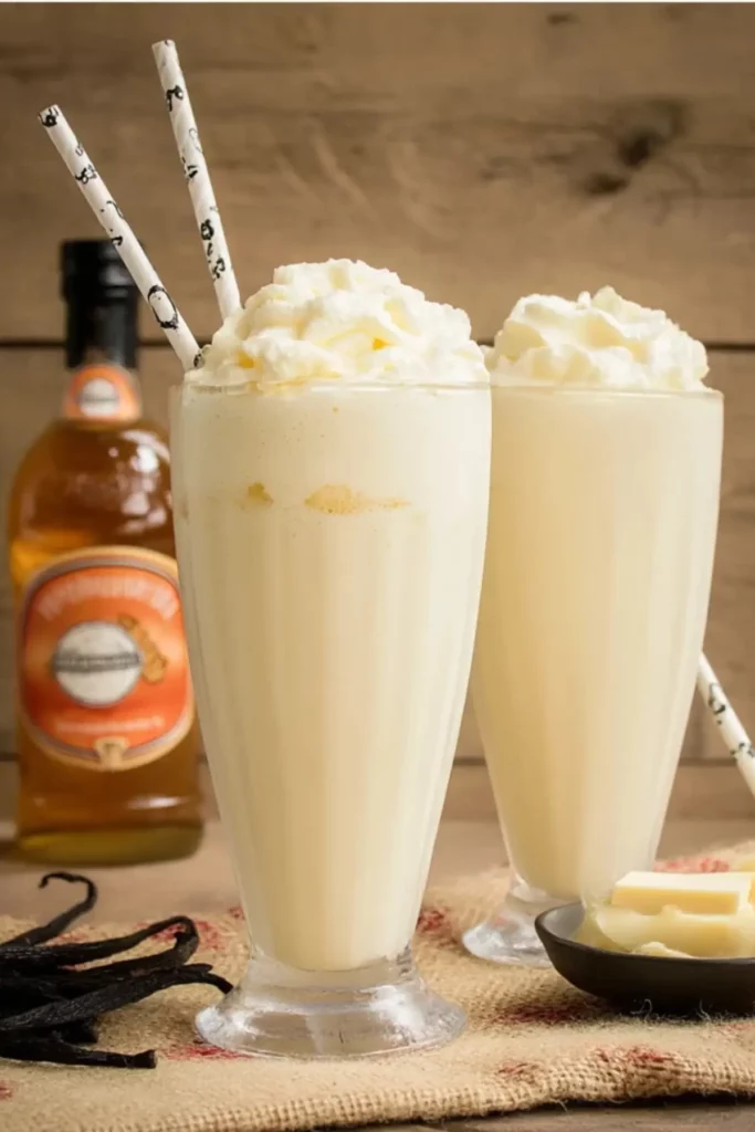 Vanille Milchshake mit Verpoorten Original Eierlikör