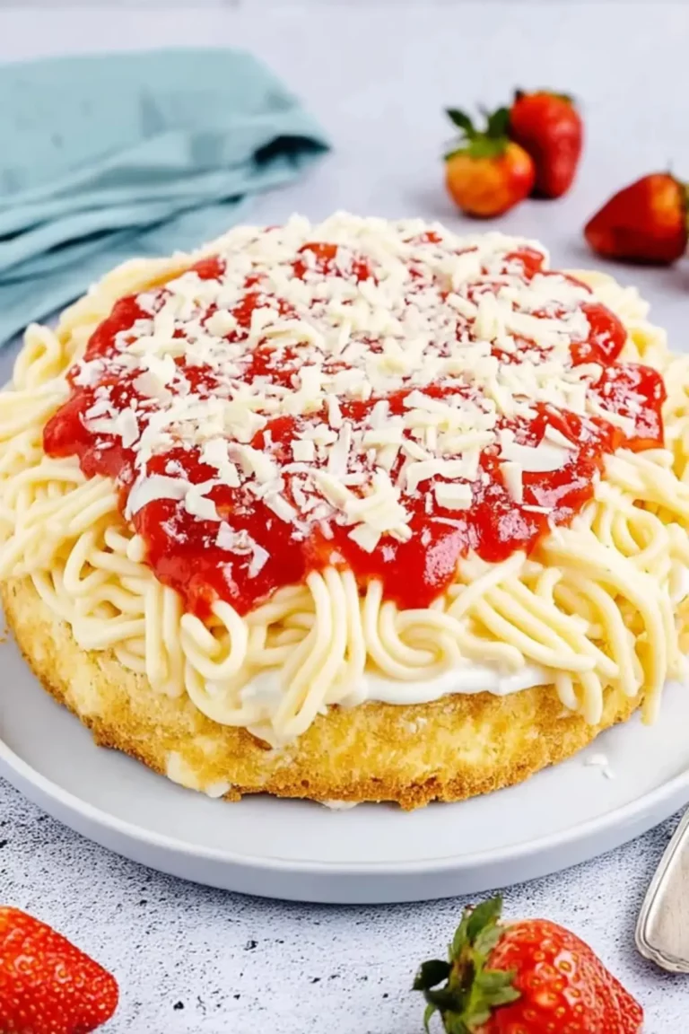 Spaghettieis-Torte