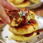 Gefülltes Pfannenbrot ohne Hefe