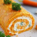 Möhrenrolle mit Frischkäse