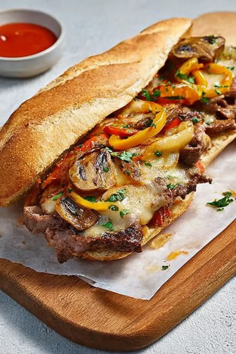Philly Cheese Steak Sandwich