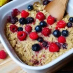Baked Oats Rezept