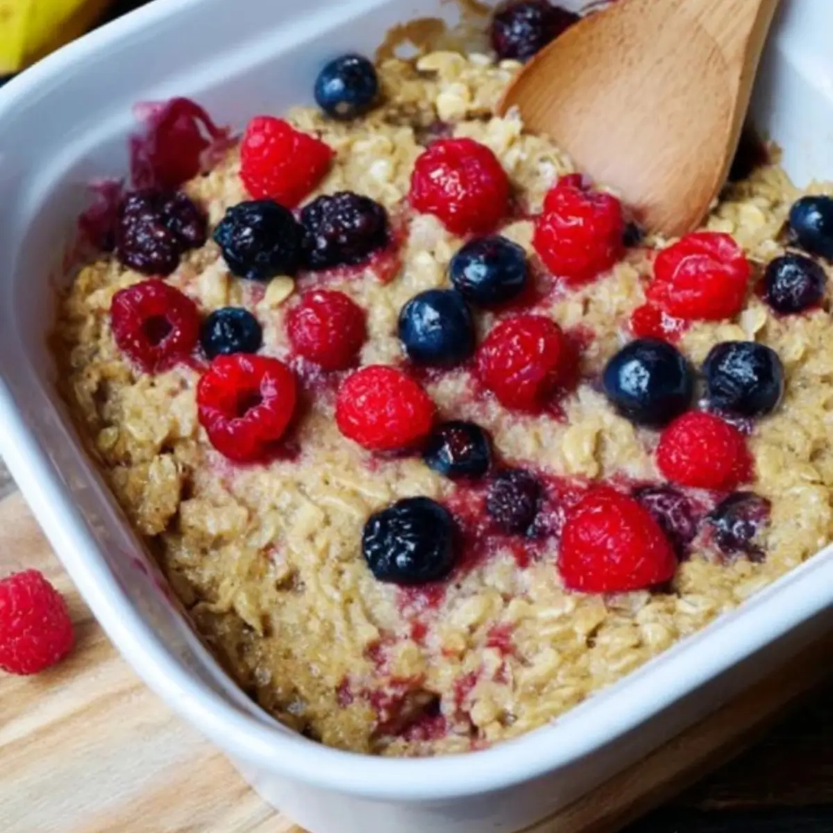 Baked Oats Rezept